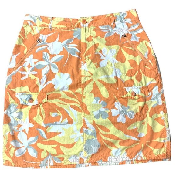 Columbia Xco Hawaiian Print Skirt - Picture 1 of 9